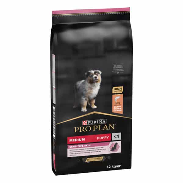 Pro Plan Medium Puppy Sensitive Skin Lachs 12 kg